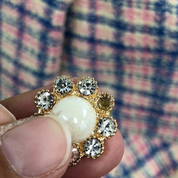 Marc Jacobs The Tweed Jacket Blazer Womens 10 Ivory Plaid Business Career - Picture 4 of 16